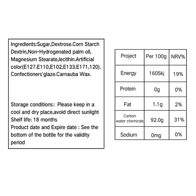 Weraru Edible Orange Pearl Sugar Sprinkles Candy Mixing Size Baking Edible Cake - Image 2
