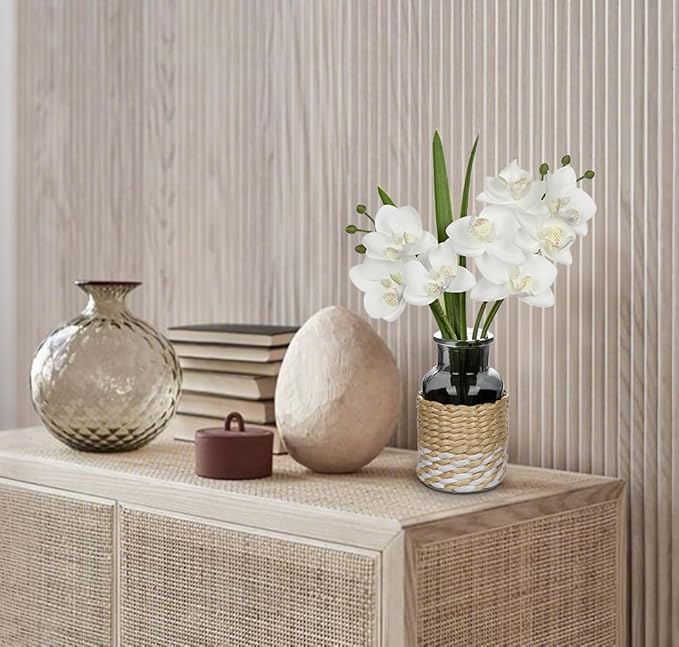 White Orchids Artificial Flowers - Image 6