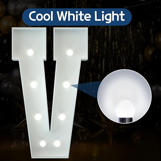 Marquee Letters 3 Feet Tall Large Light Up Letters Baby Shower Decorations - Image 2
