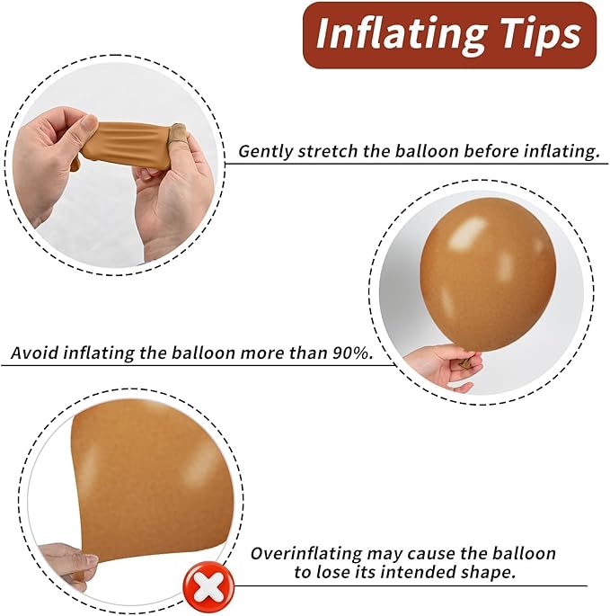 Paready Brown and Gold Balloon Set - Image 7