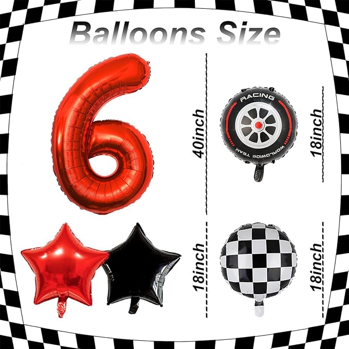 Race Car Birthday Decorations - Image 7