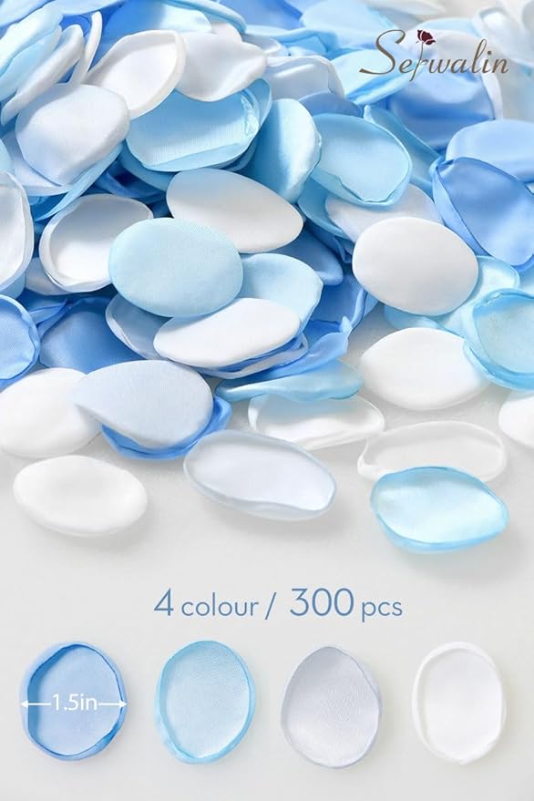Serwalin 300Pcs Silk Rose Petals Flower Petals - Image 4