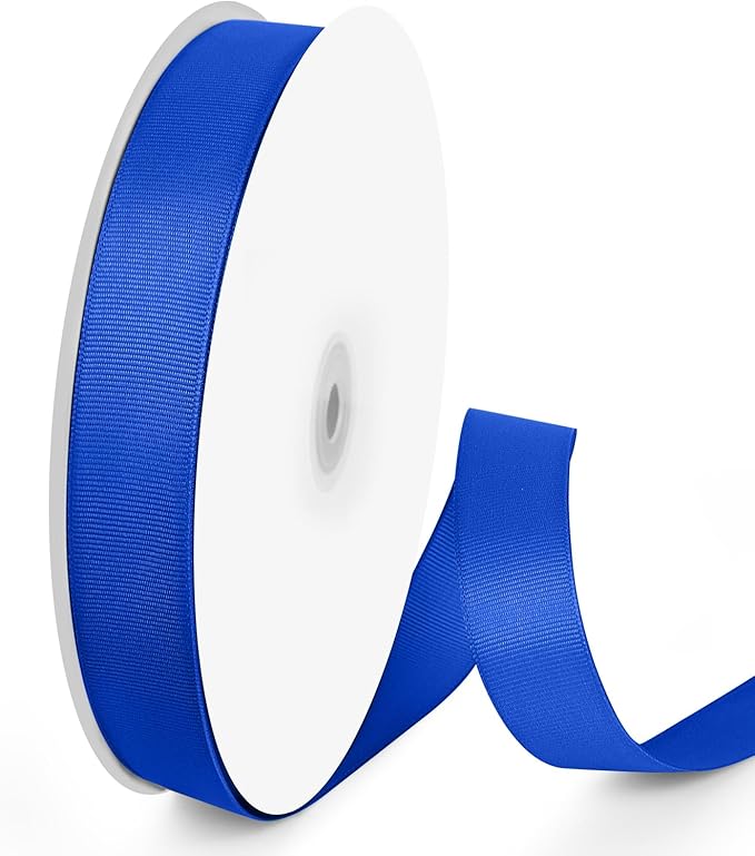 100 Yards 1 inch Grosgrain Ribbon, Solid Color Fabric Ribbon Perfect by VISPAD