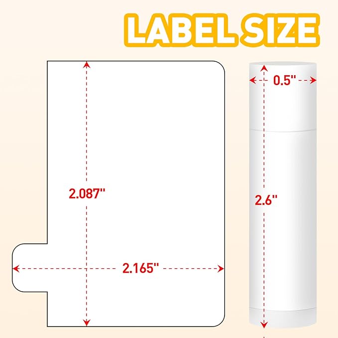 350 Pack Lip Balm Unlabeled, Natural Lip Balm Bulk Blank Tube, Personalized Lip - Image 4
