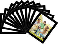Magnetic Picture Frames with Black Border, Mini Wallet Size Magnet Photo by MagneticPictureFrameandMagneticLabels