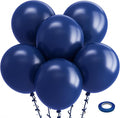 Bezente Navy Blue Balloons 18 Inch by Bezente