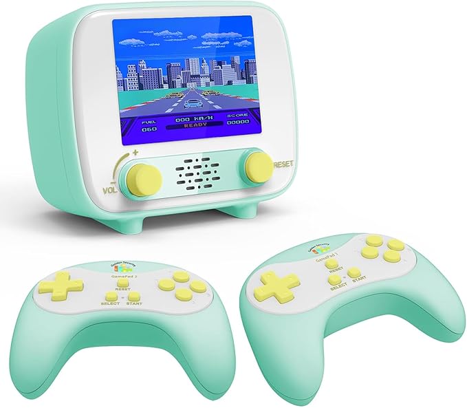 Handheld Game Console, Retro Mini Arcade Machine, 2.8 Inches, Supports by Golden+Security
