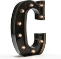 OYCBUZO Light Up Black Alphabet Marquee Letters Sign LED Marquee Number Lights by OYCBUZO