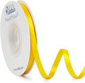 Ribbli Maize Yellow Double Faced Satin Ribbon, 1/4” x Continuous 25 Yards by Ribbli