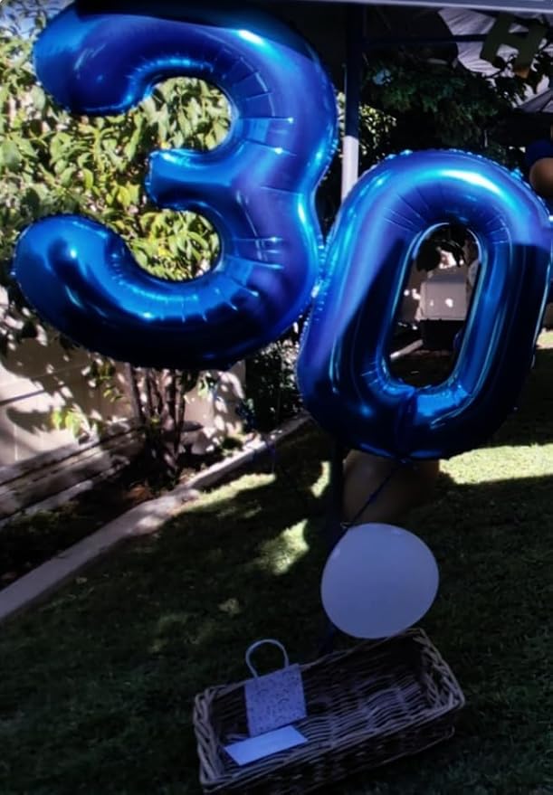 Night Blue 40 Inch 0 Number Balloons, 0 Decorations - Image 6