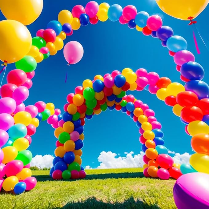 600 Pcs Balloons 15 Kinds Colors 12 inch Latex Rainbow Party Balloon Bulk - Image 5