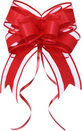 Pull Bows for Gift Wrapping – 15-Pack Red Gift bows, Waterproof DIY Bow for by WEWILUCK