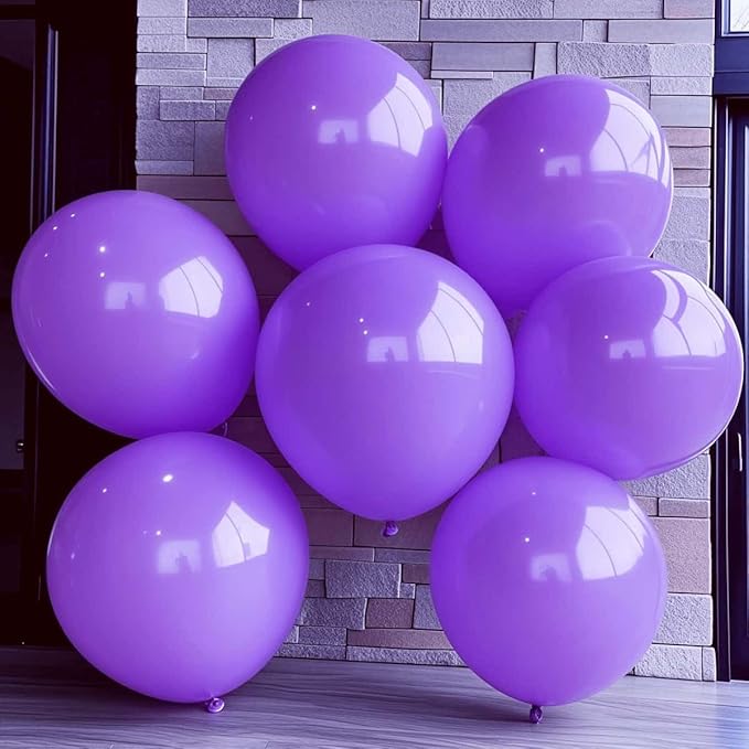 30 Pack Purple Balloons 36 inch Purple Latex Big Balloons - Image 3