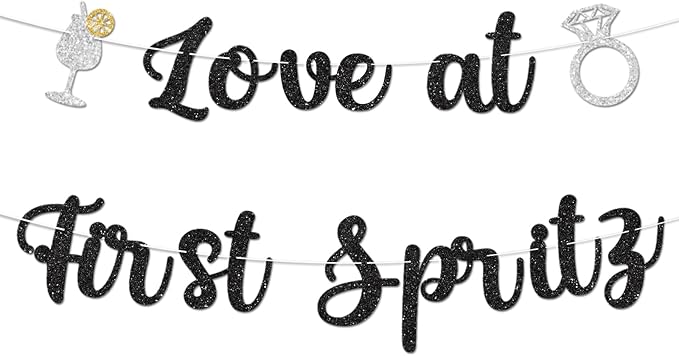 Love At First Spritz Wedding Banner by Unknown