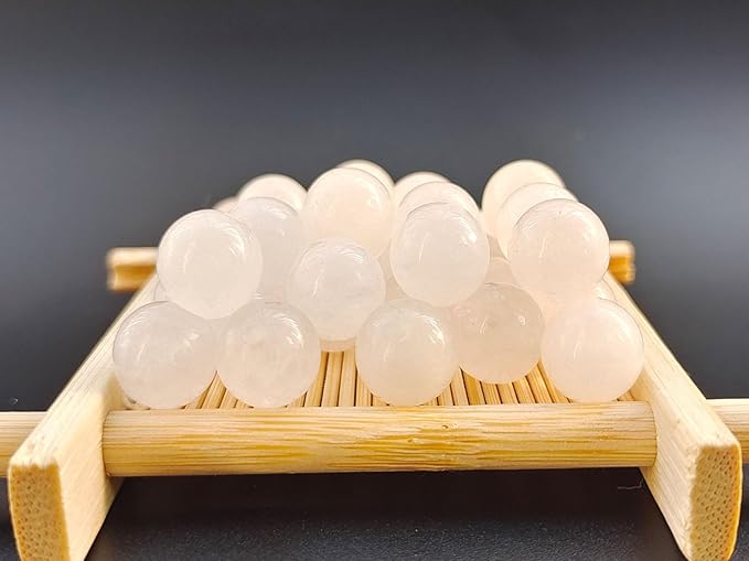Stone Beads 10mm 60pcs White Jade Beads Round Loose Gemstones Beads - Image 2