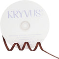 Coffee Brown Satin Ribbon 1/4 inch X Continuous 100 Yards, Single Face by Kryvusribbon