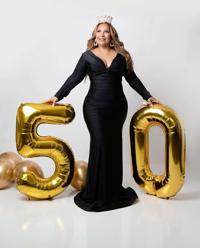 40 Inch Number 0 Balloon for Baby Birthday Decoration, Digital 0 Balloons Large - Image 6