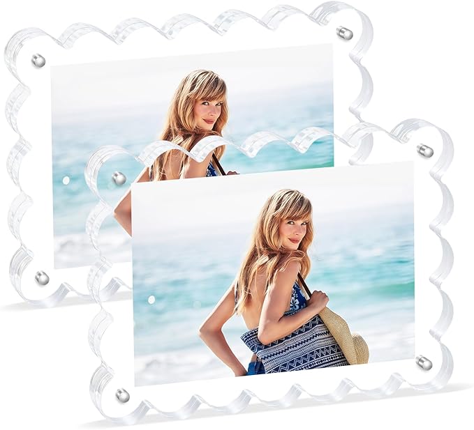 Scalloped Magnetic Picture Frame 4x6 Inch - Image 8