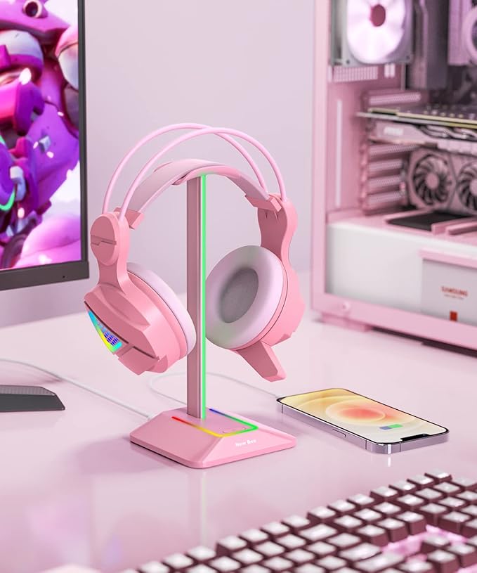 New bee RGB Headphone Stand - Image 6