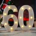 LED Marquee Letter Lights, Decorative Light Up Numbers by SKYPHAROS