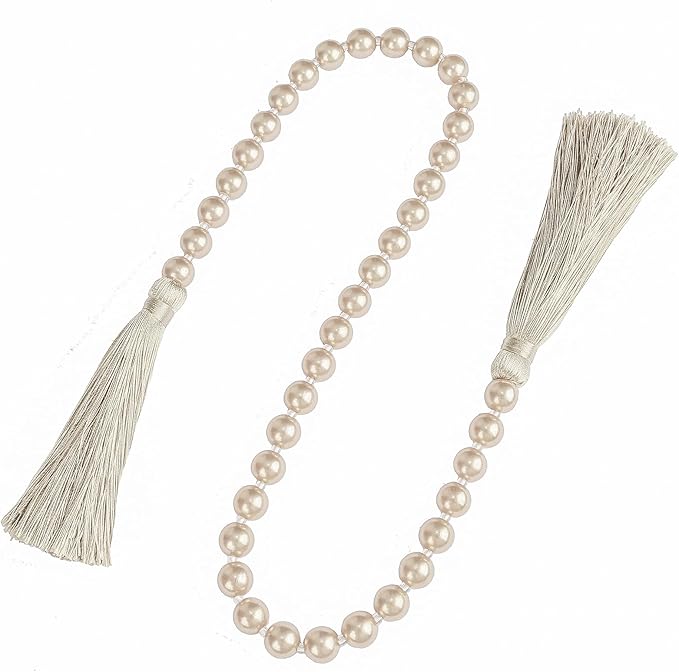 Fenghuangwu 34 Inch Pearl Glass Bead Garland - Image 6