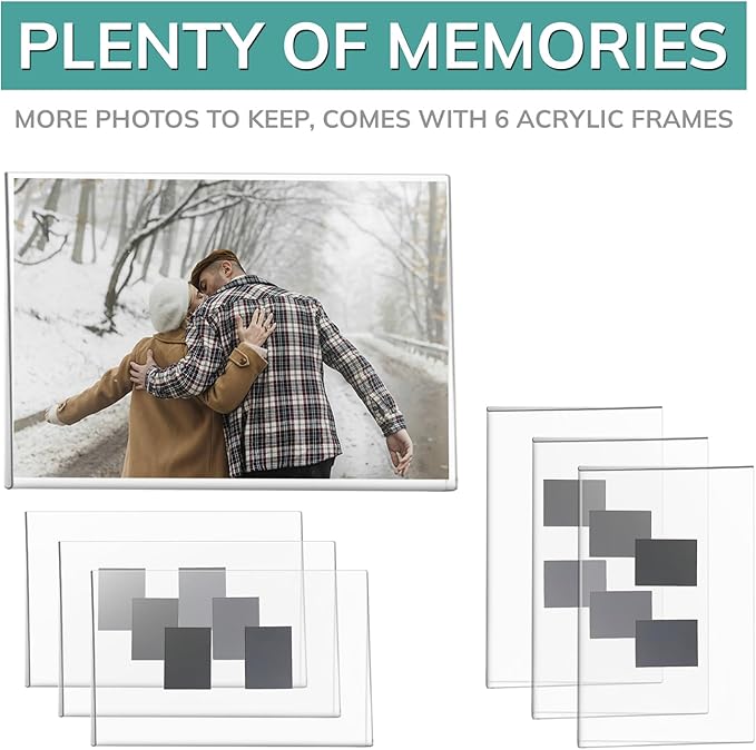 pbf 3-Pack 5x7 & 3-Pack 7x5 Magnetic Picture Frames - Image 6