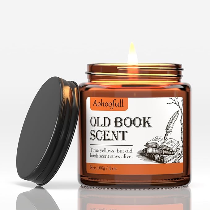 Scented Candles Gifts for Book Lovers, Soy Wax Candles, Inspired Gift Ideas for by Unknown