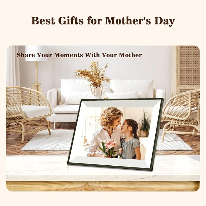 Digital Picture Frame, Frameo 10.1 inch Smart WiFi Digital Photo Frame - Image 7