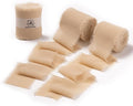 DORIS HOME Nude Chiffon Ribbon for Flower Bouquet, Handmade Frayed Ribbon for by DorisHome