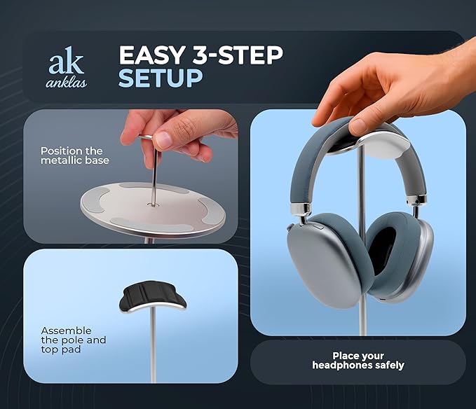 Headphone Stand for Desk – Premium & Minimalist Headset Holder - Image 5
