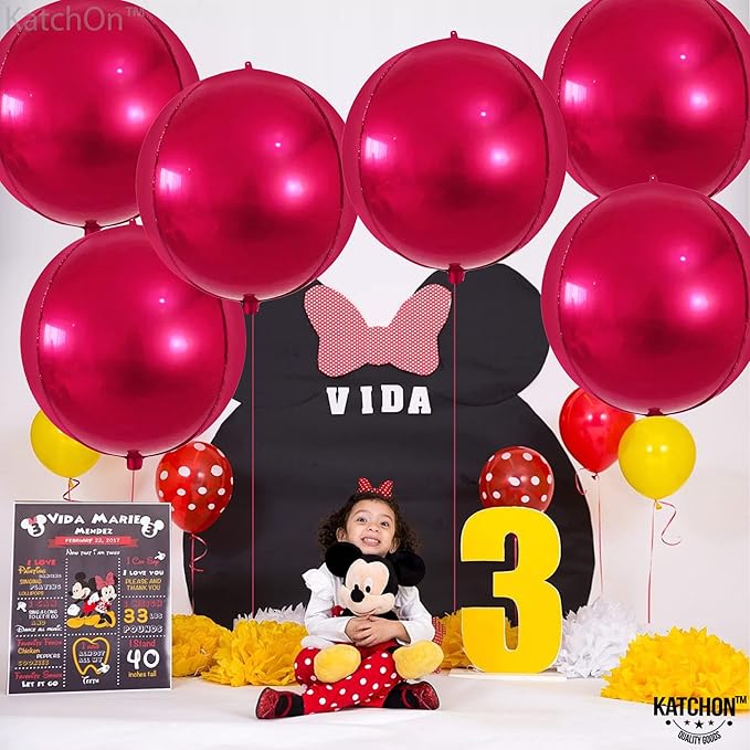 KatchOn Large Round Foil Balloons Set - Image 8
