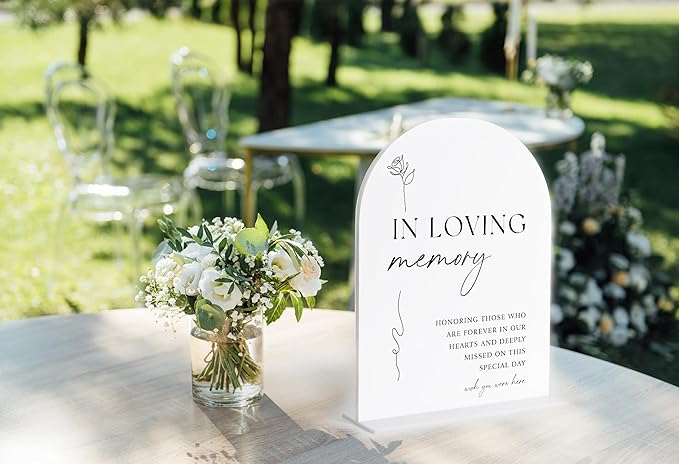 In Loving Memory Sign, Memory Table Signs - Image 4