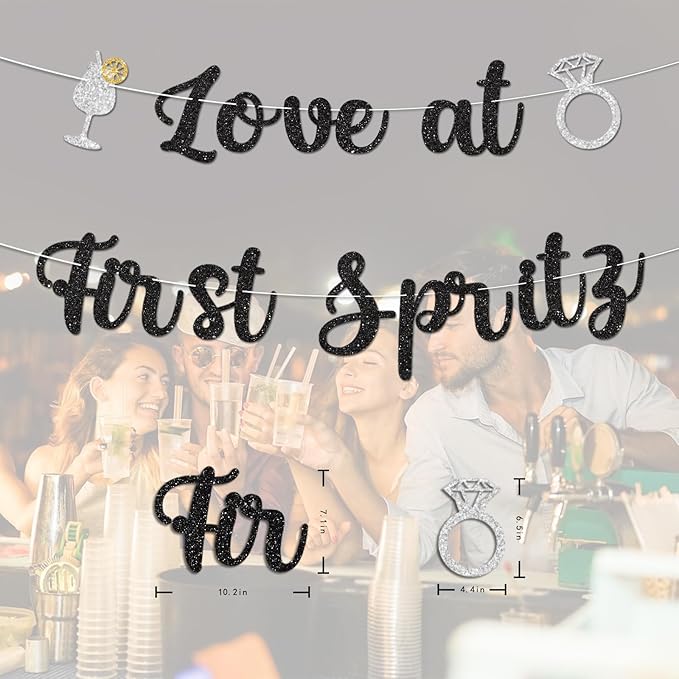 Love At First Spritz Wedding Banner - Image 3