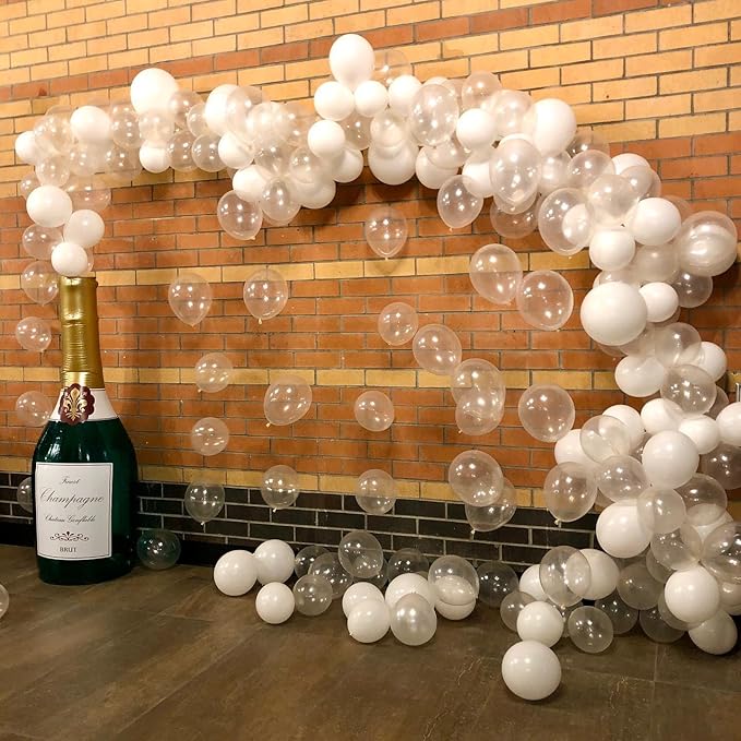 Bezente Clear Balloons Latex Party Balloons - Image 8