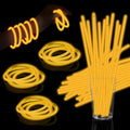 60 Pack 8” Orange Glow Sticks Bulk by Taikula