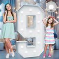 4FT Marquee Light Up Numbers by Teebloom