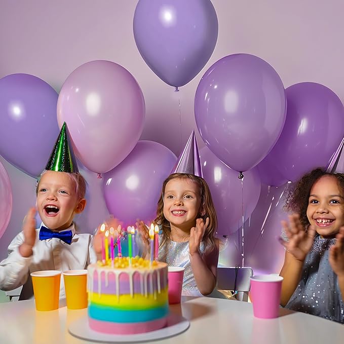 Purple Halloween Balloons, Latex Party Balloons - Image 7