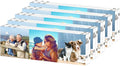 HELPLEX Acrylic Frame, 5 Pack 2x6 Photo Booth Frames, 20mm Thicker Frameless by HELPLEX