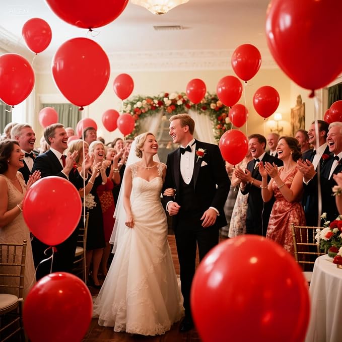 KAWKALSH Red Balloon 12 Inch - Image 4