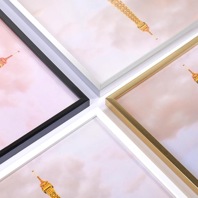 upsimples 8x10 Picture Frame Set of 3, Made of High Definition Glass - Image 6