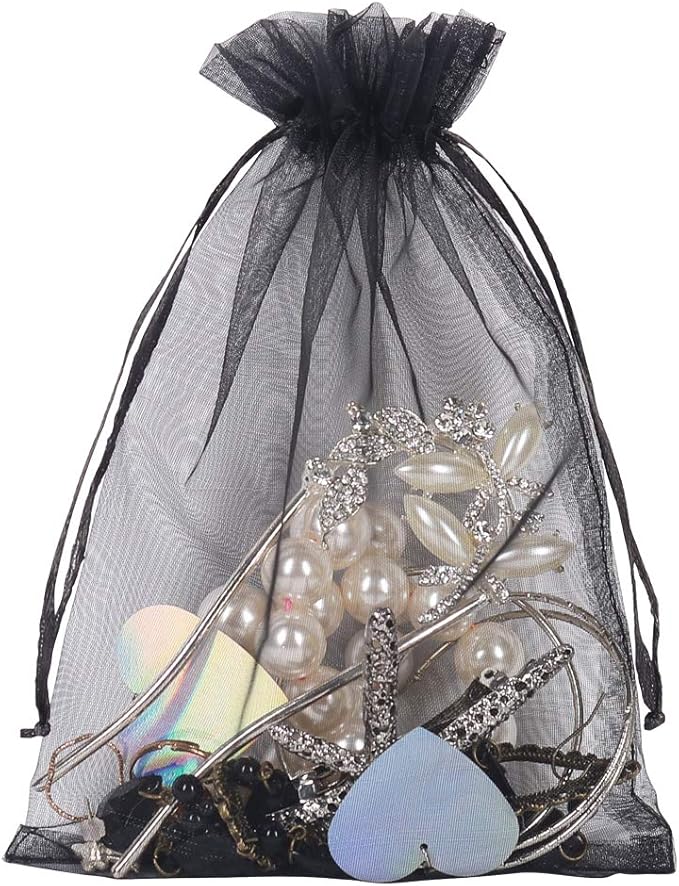 YQL Black Organza Bags - Image 4