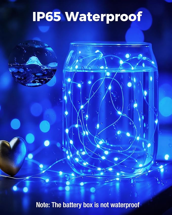 btfarm 12 Pack Fairy Lights Battery Operated, 7FT 20 LED Mini String Lights - Image 3