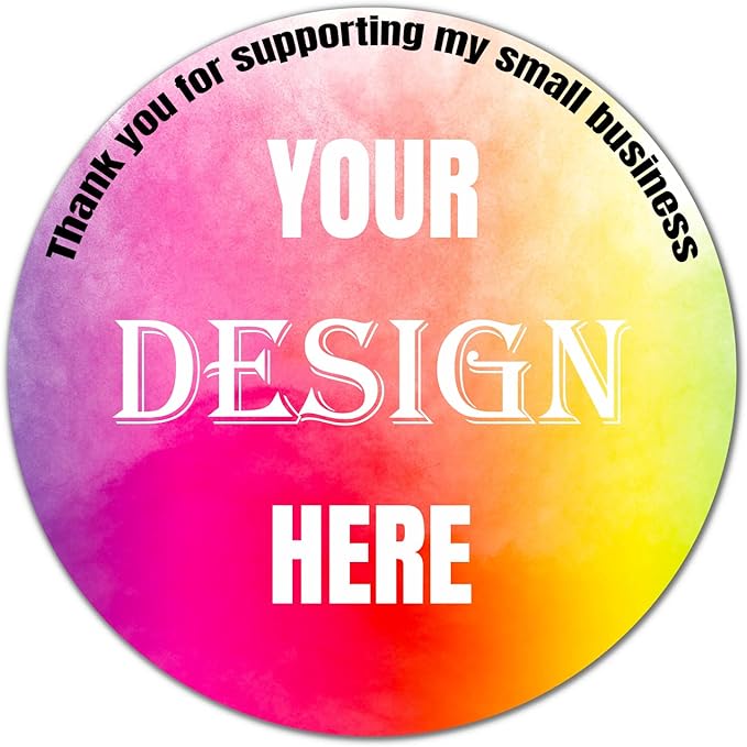 30-1000 Custom Stickers Personalized Labels, Customized Stickers by LAUKIYE