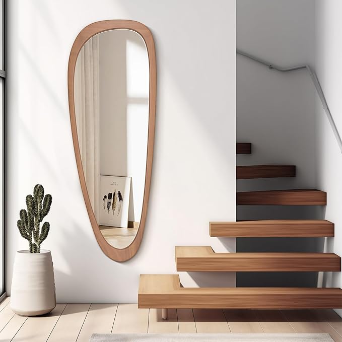 WallBeyond Asymmetrical Mirror, Irregular Mirror Full Length, Boho Wall Mirrors - Image 2