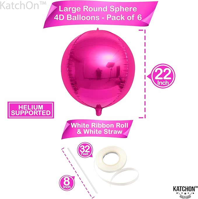 KatchOn, Big Hot Pink Balloons - Image 2