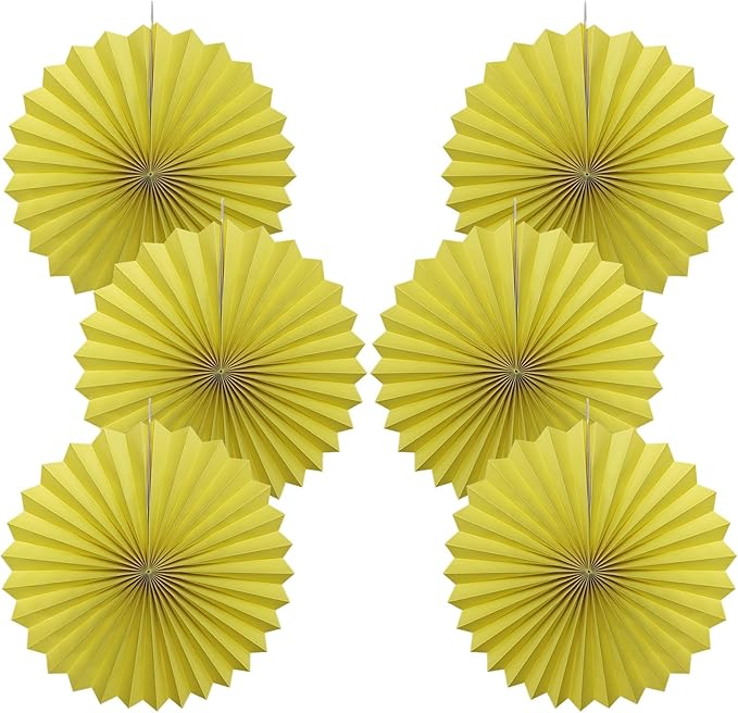 Yellow Party Decorations, Paper Decorations by BARTHEW