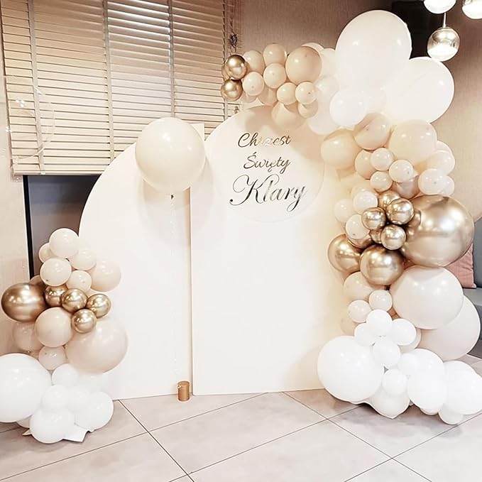 90pack White Sand Balloons Different Size 18/12/10/5 Inch Sand White Balloon - Image 6