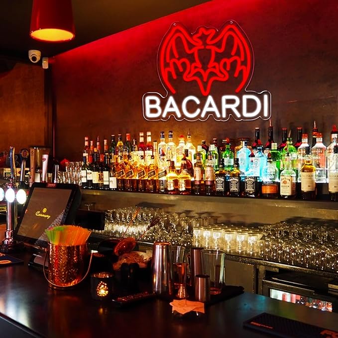 Bacardi Rum neon commercial sign - Image 4