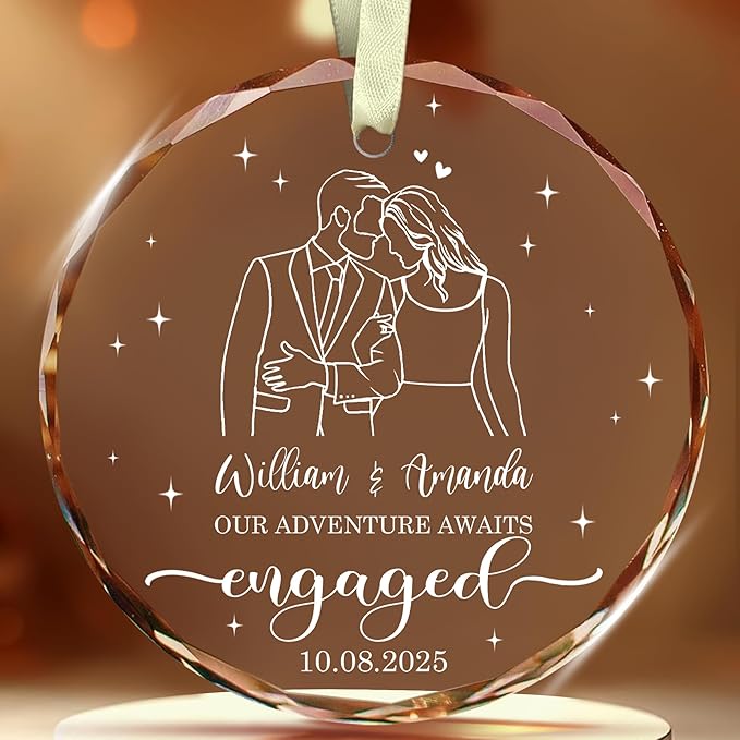 Personalized The Year We Became Mr & Mrs Christmas Ornament- Wedding Gifts by TOBYOVU