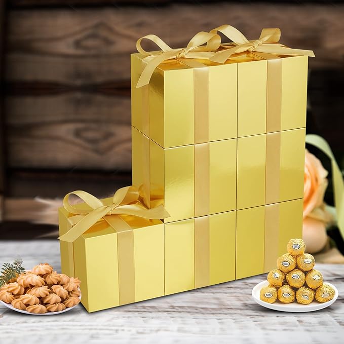 50 Pack Small Gift Boxes, Cupcake Boxes, Candy Boxes - Image 3